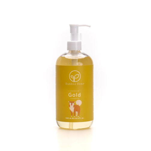 Bubble Bear บับเบิ้ลแบร์ แชมพู สำหรับสุนัข สูตรพรีเมียมโกลด์ 500 ml