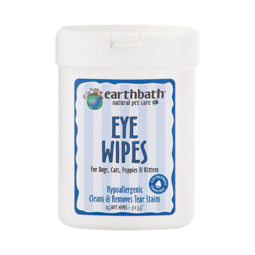 Earthbath เอิร์ธบาธ แผ่นเช็ดตา สำหรับสัตว์เลี้ยง 25 ชิ้น
