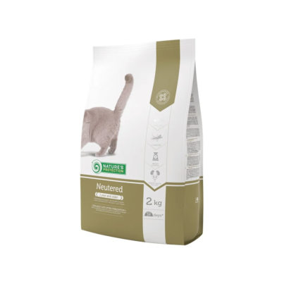 Nature’s Protection เนเจอร์ส โพรเทคชั่น อาหารแมวสูตรแมวโตหลังทำหมัน ขนาดเล็ก 2 kg