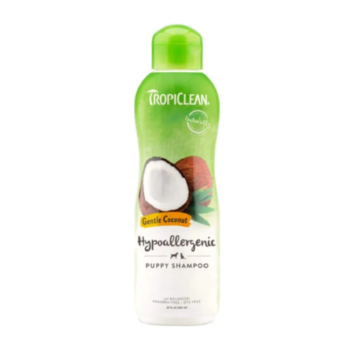 Tropiclean ทรอปิคลีน แชมพู สำหรับลูกสุนัข สูตรอ่อนโยน กลิ่นมะพร้าว 355 ml