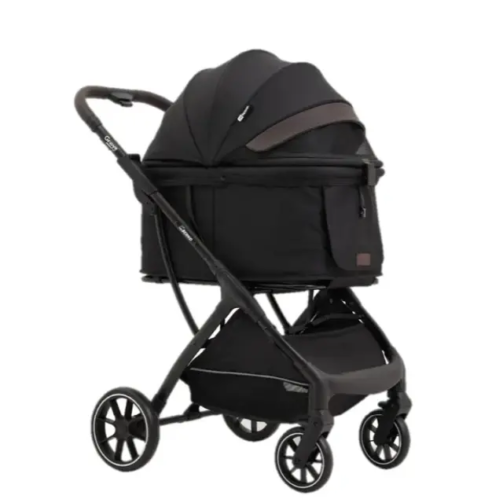 Groove Pet Auto Fold Stroller - Onyx Black รถเข็นสัตว์เลี้ยงพับอัตโนมัติขนาดใหญ่ รับน้ำหนักได้ 30 KG.